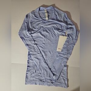 NWT Lululemon Swiftly Relaxed Long Sleeve Shirt Size 4 Ligth Purple